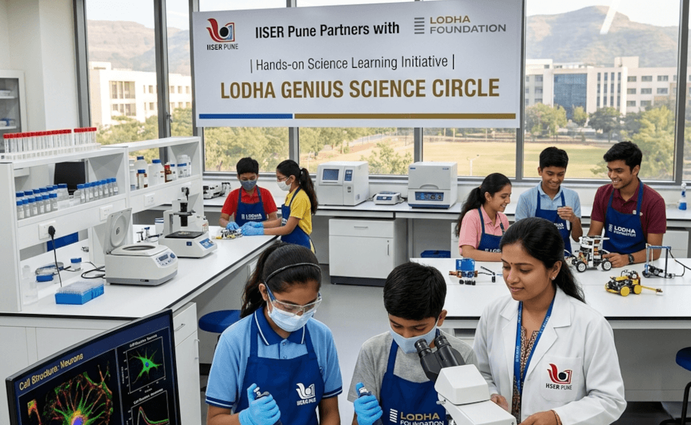 Lodha Group & IISER Pune Team Up to Train Young Scientists